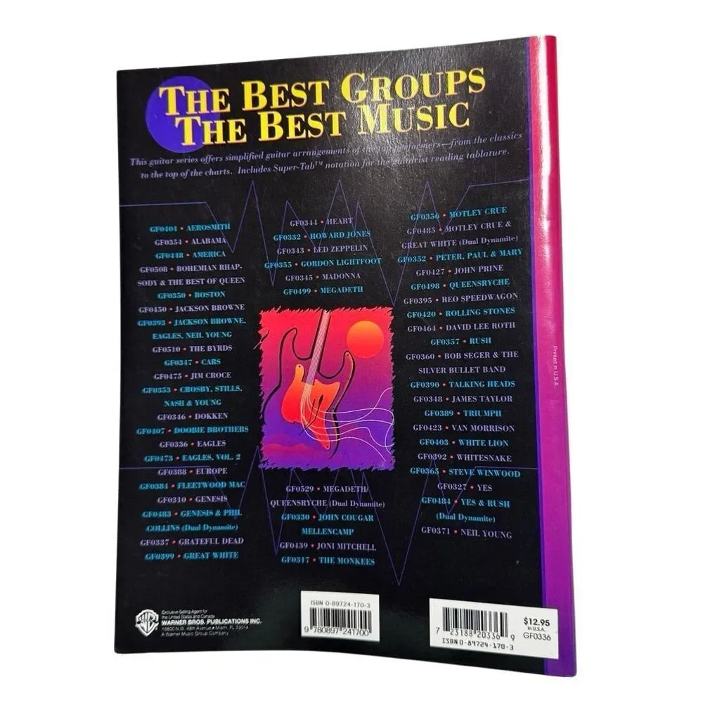 The Best of Eagles for Guitar (1988, Trade Paperback) Arranged by John Curtin